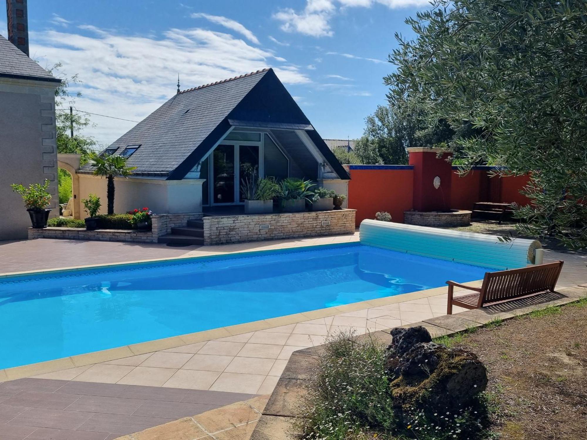 Gite Authentique Avec Piscine Chauffee Et Jardin Paysager Pres De Nantes - Fr-1-306-962 Villa Saint-Etienne-de-Montluc Bagian luar foto